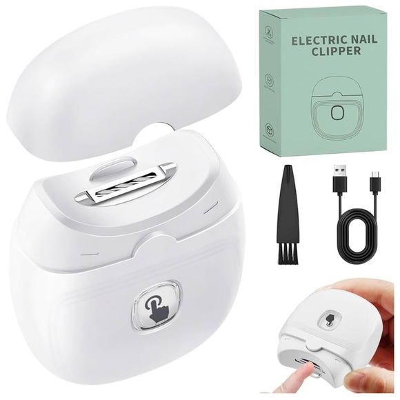 NIB Purple Electric Nail Clipper Stainless Steel & Plastic New in Box (Sealed) - Picture 1 of 9